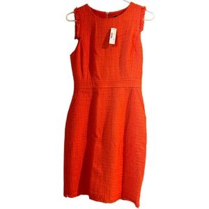 NWT J.CREW Bright Orange Dress - Size 4